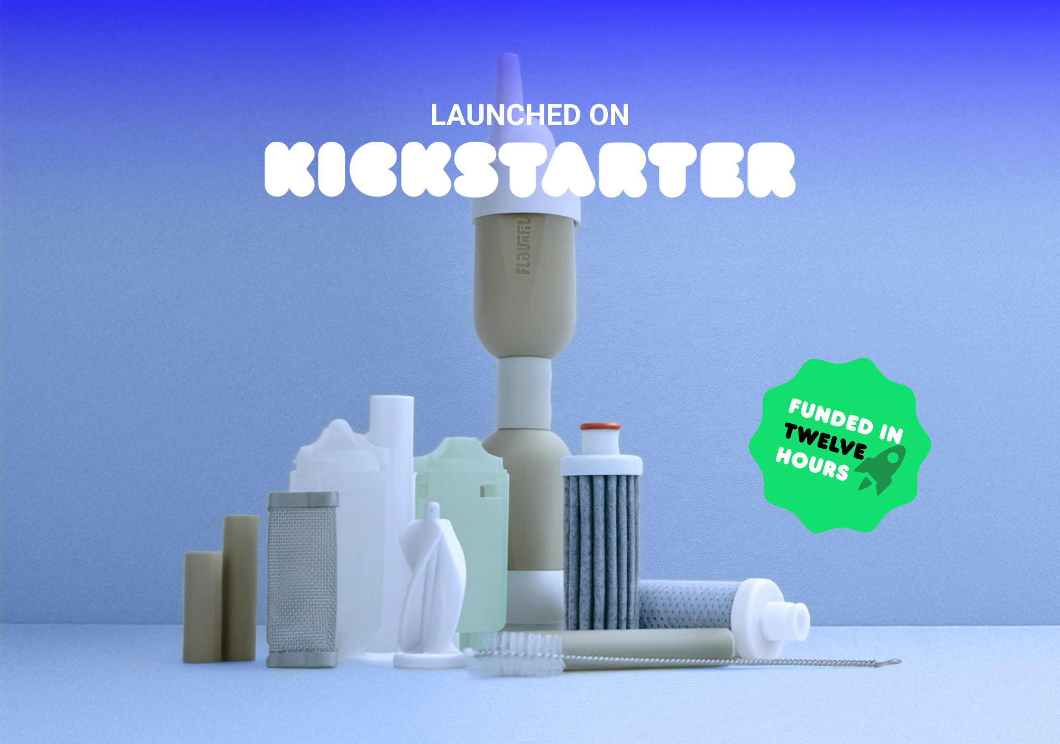 Image explaining how the FlavaFil system works as part of the Kickstarter campaign.
